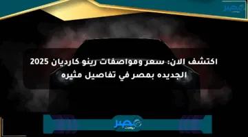 اكتشف الآن: سعر ومواصفات رينو كارديان 2025 الجديدة بمصر في تفاصيل مثيرة